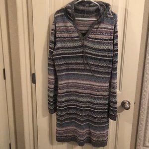 Women’s Sweater Dress with Hood